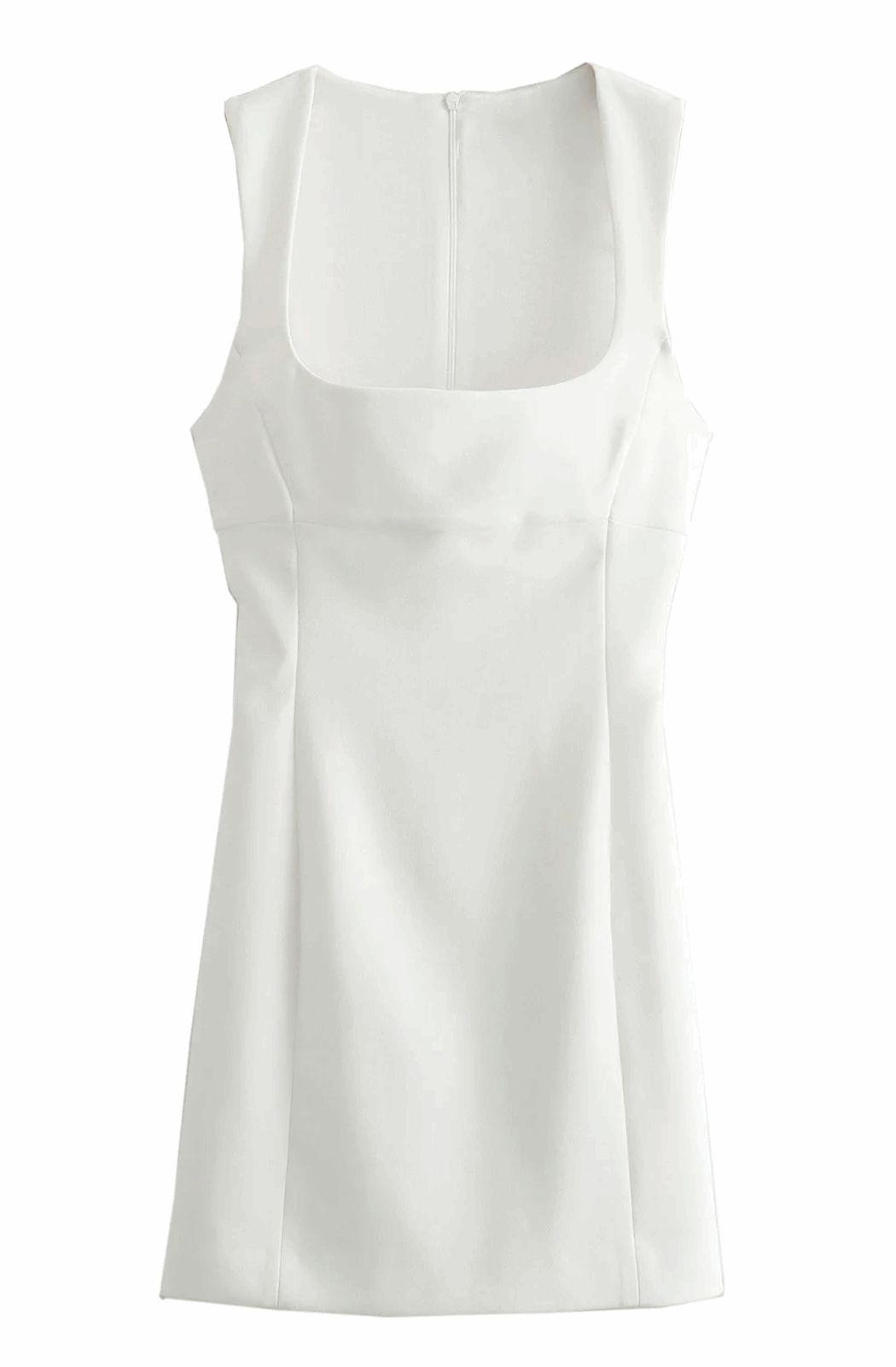 White classic dress