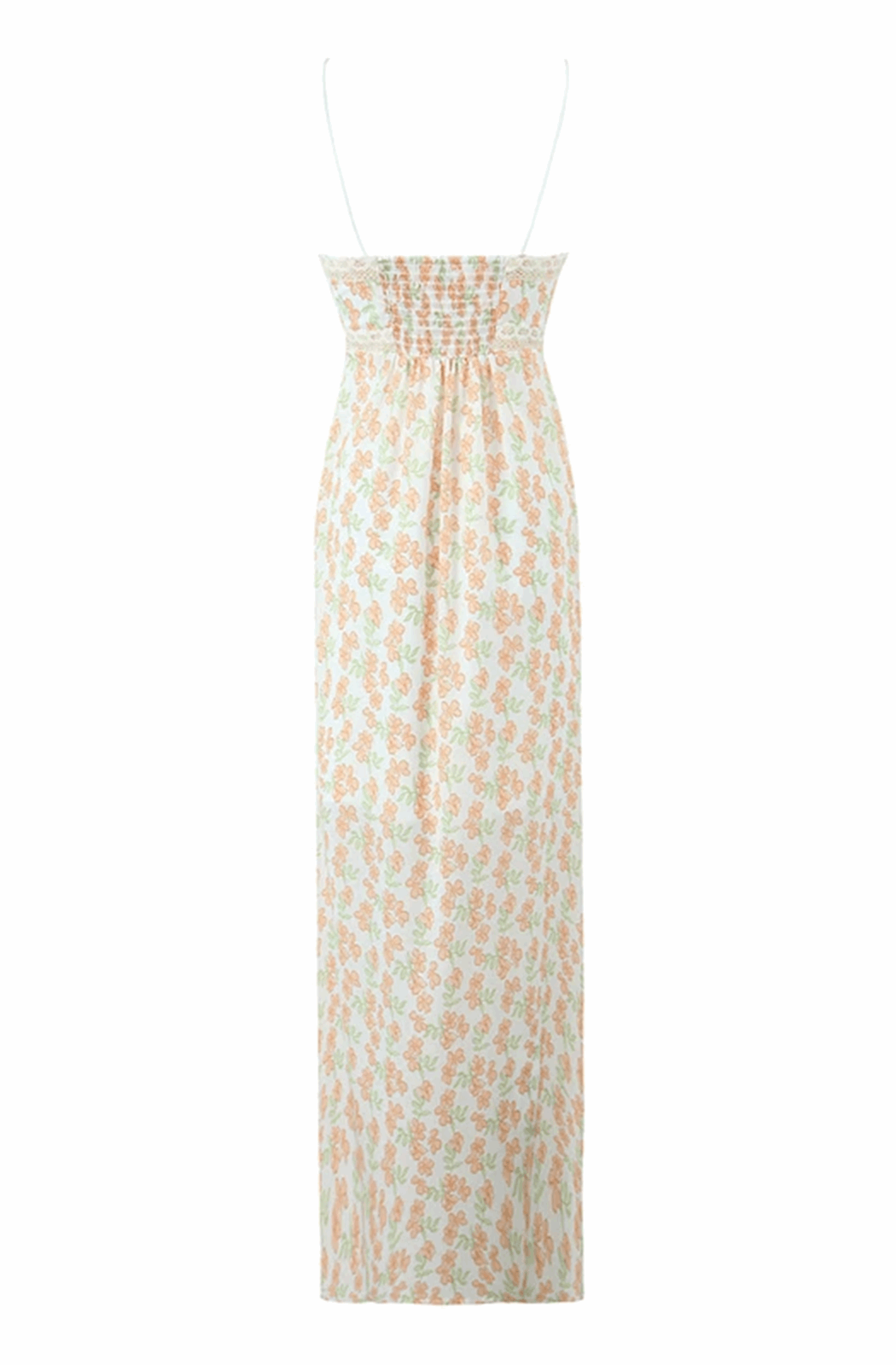 Graphic floral maxi dress