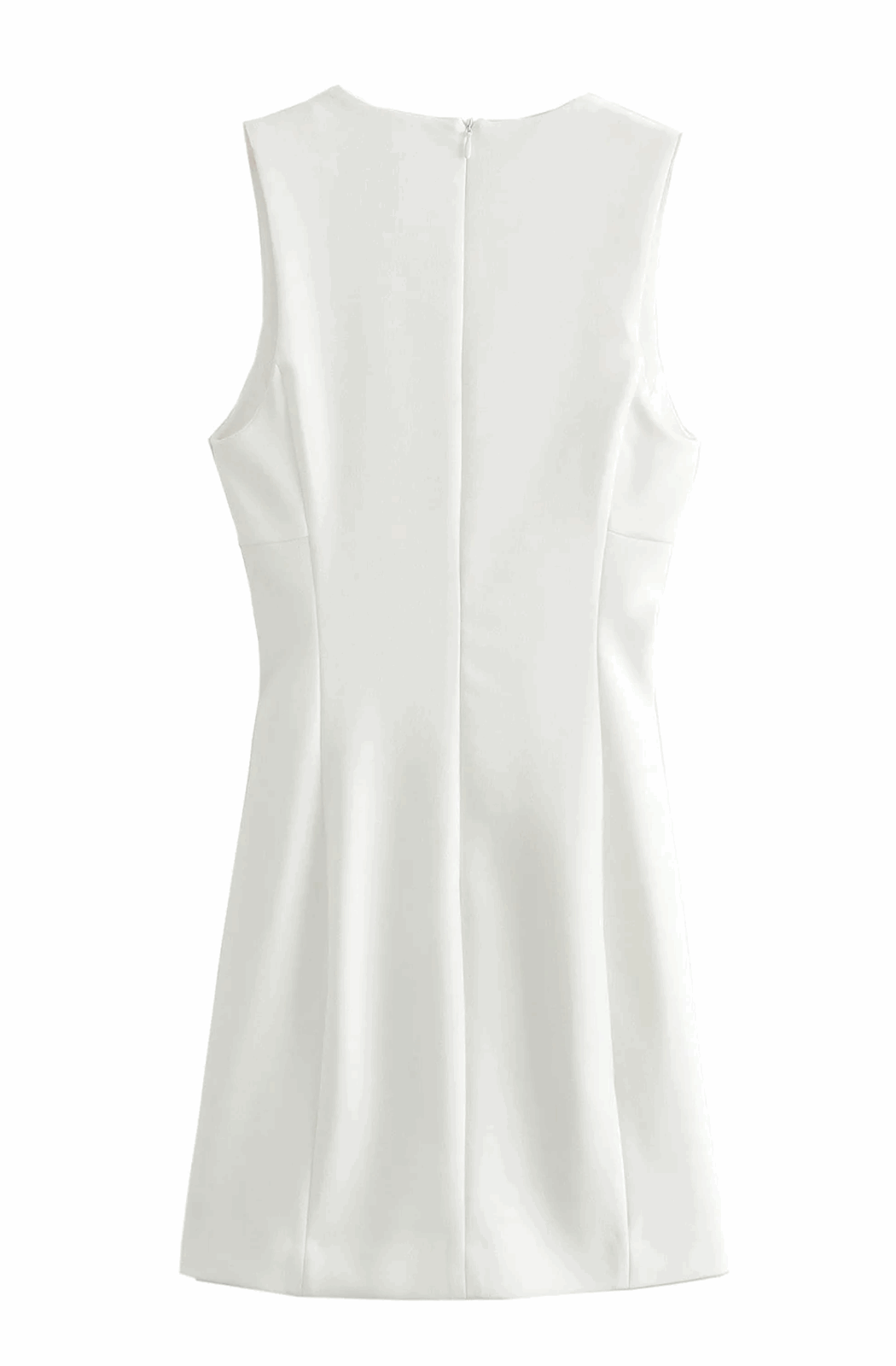 White classic dress