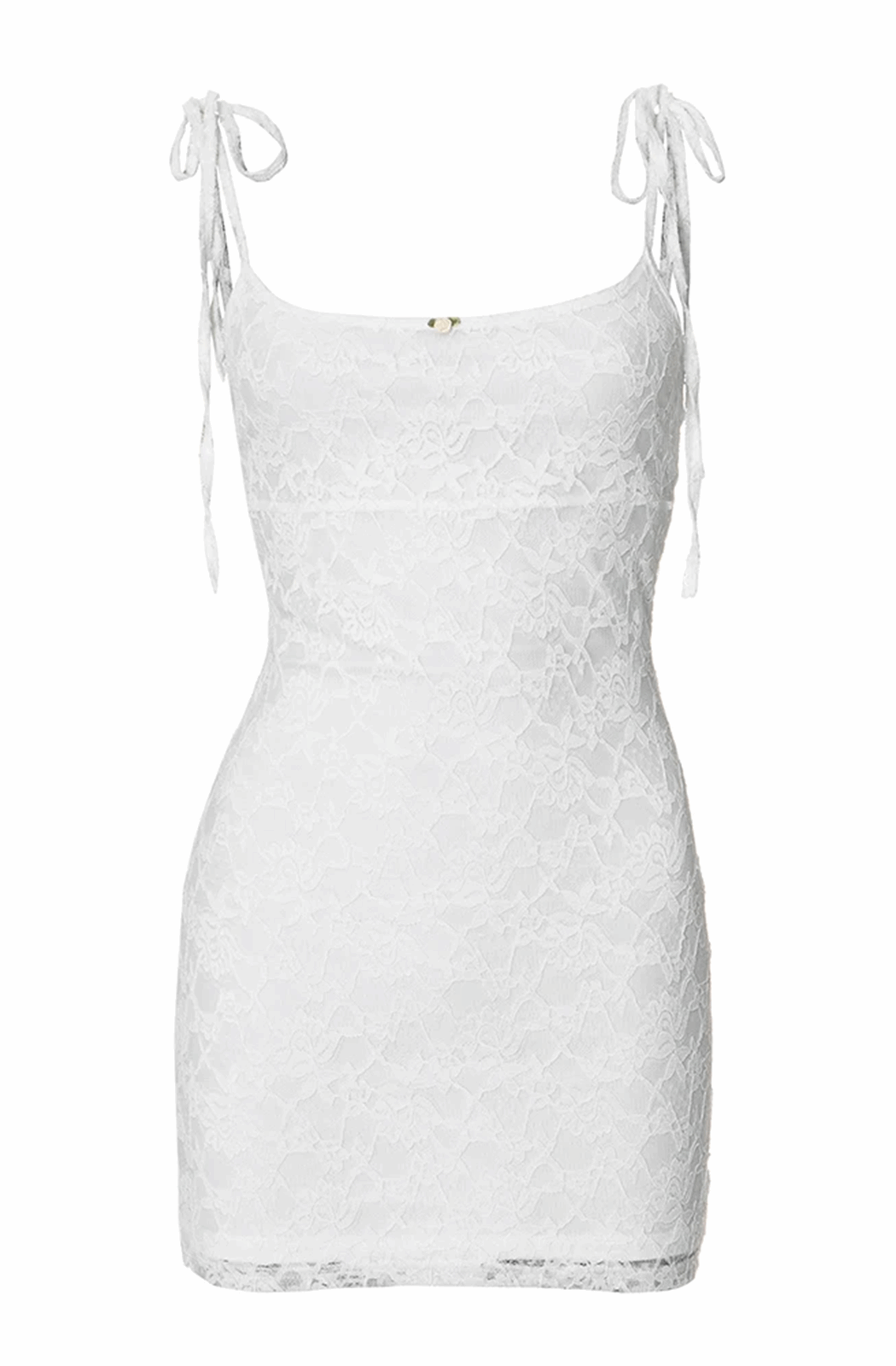 White lace dress