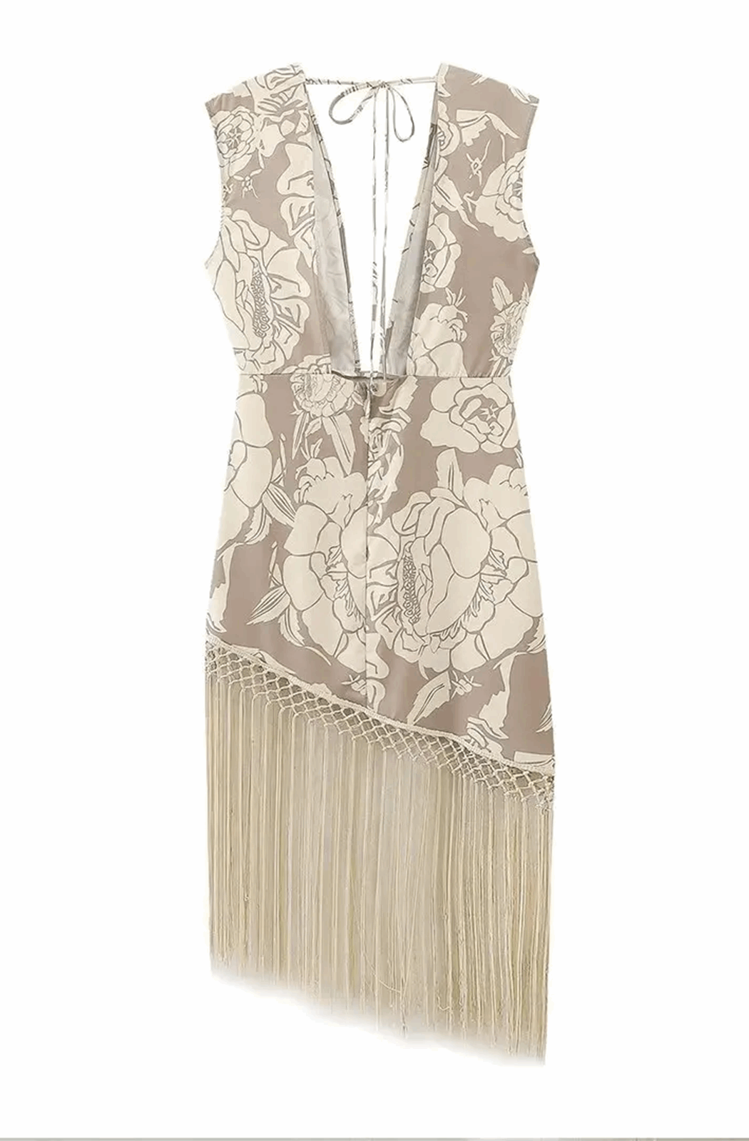 Tassel floral dress