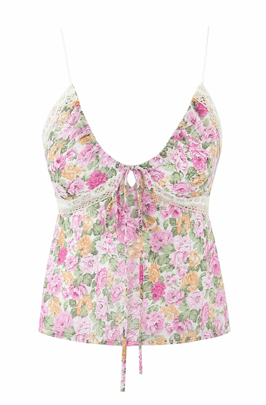 Floral print camisole top