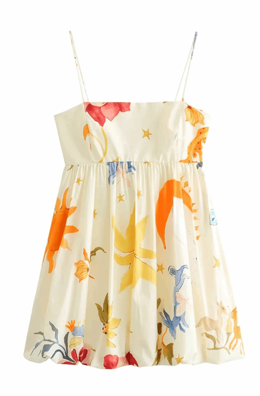 Spring jacquard skater dress