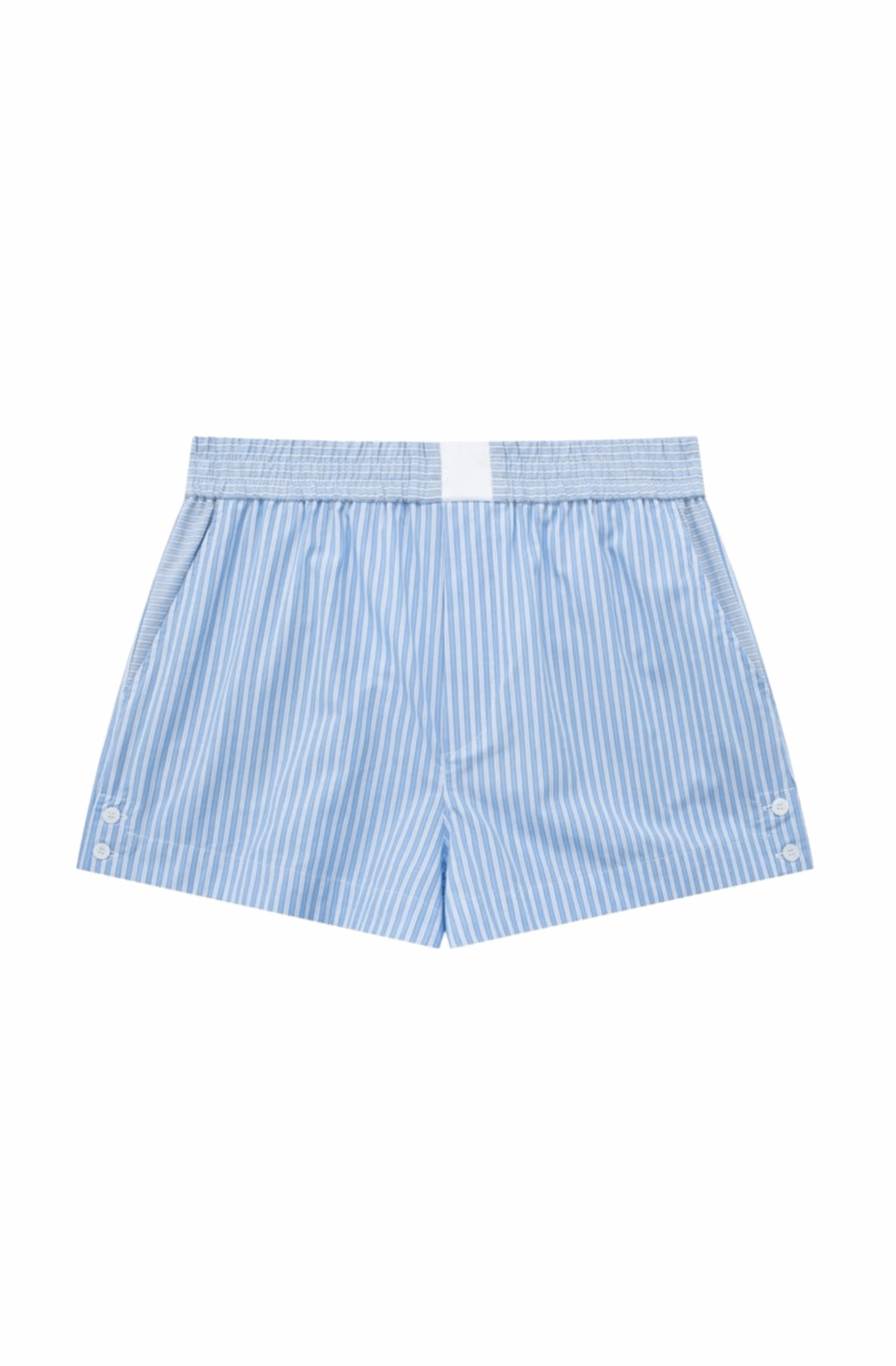 Crop shirt and mini shorts stripped set