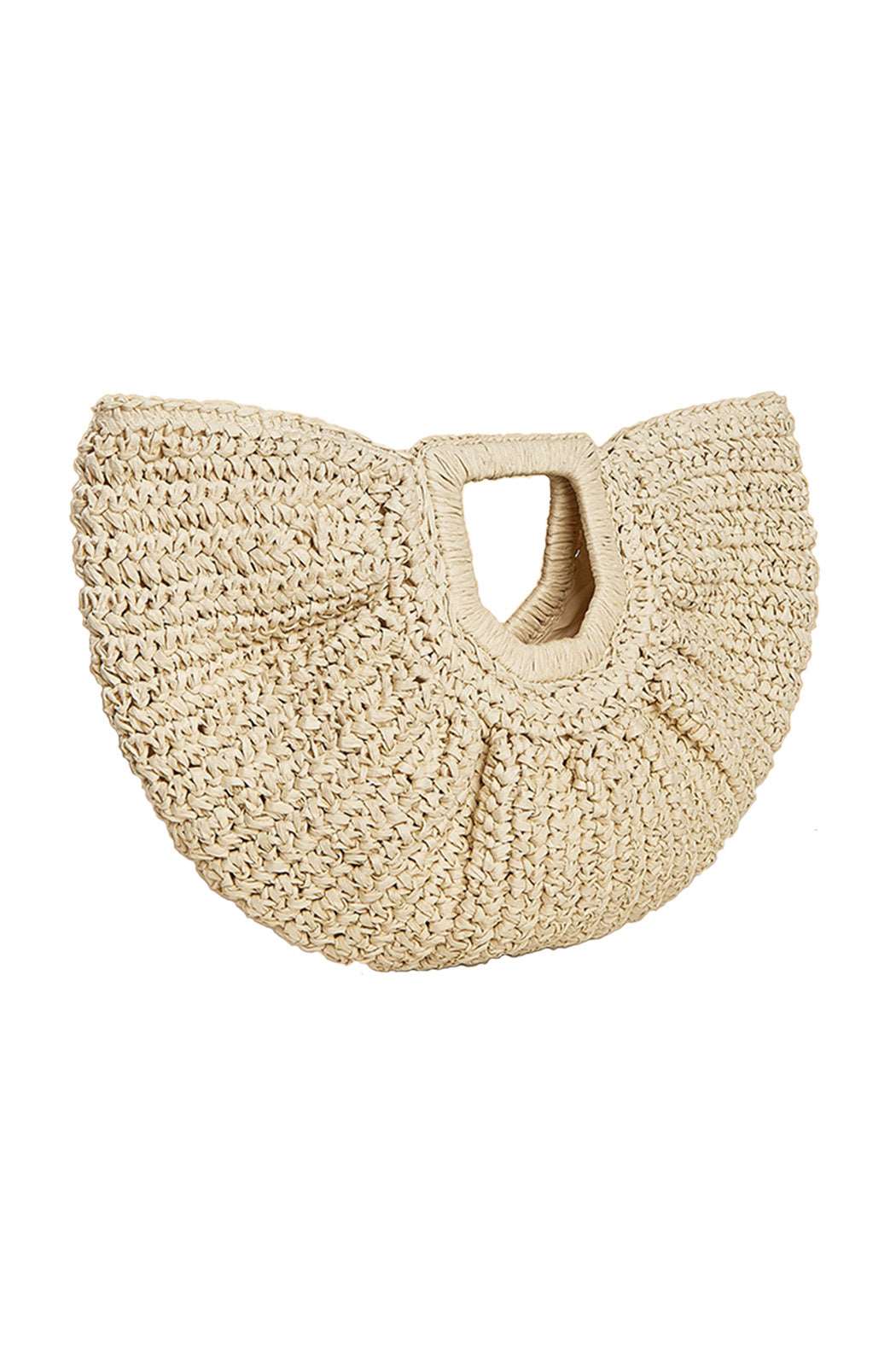 Moon straw bag
