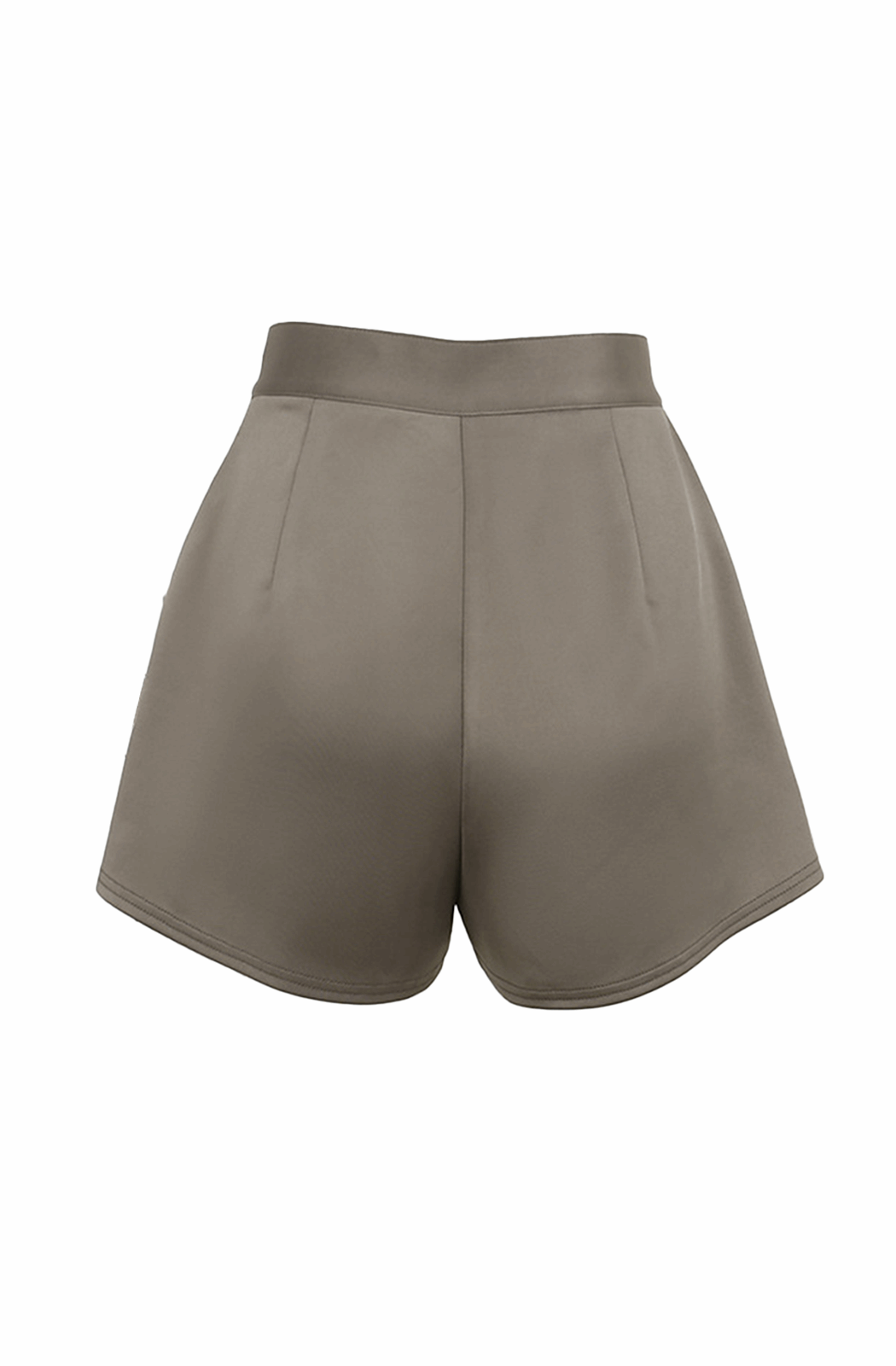 High waisted flared shorts