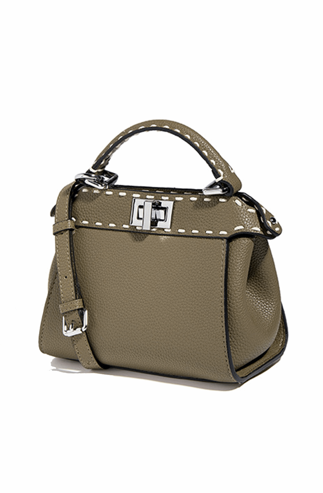 Stitched crossbody bag