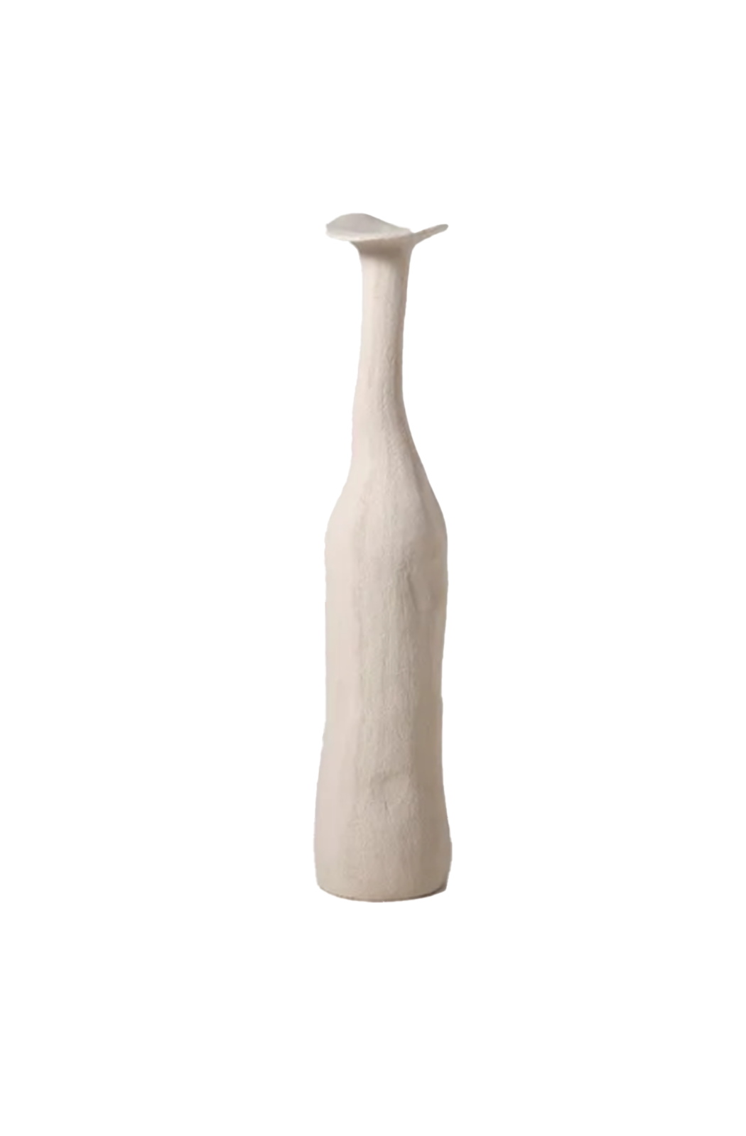 Primitive art ceramic vase