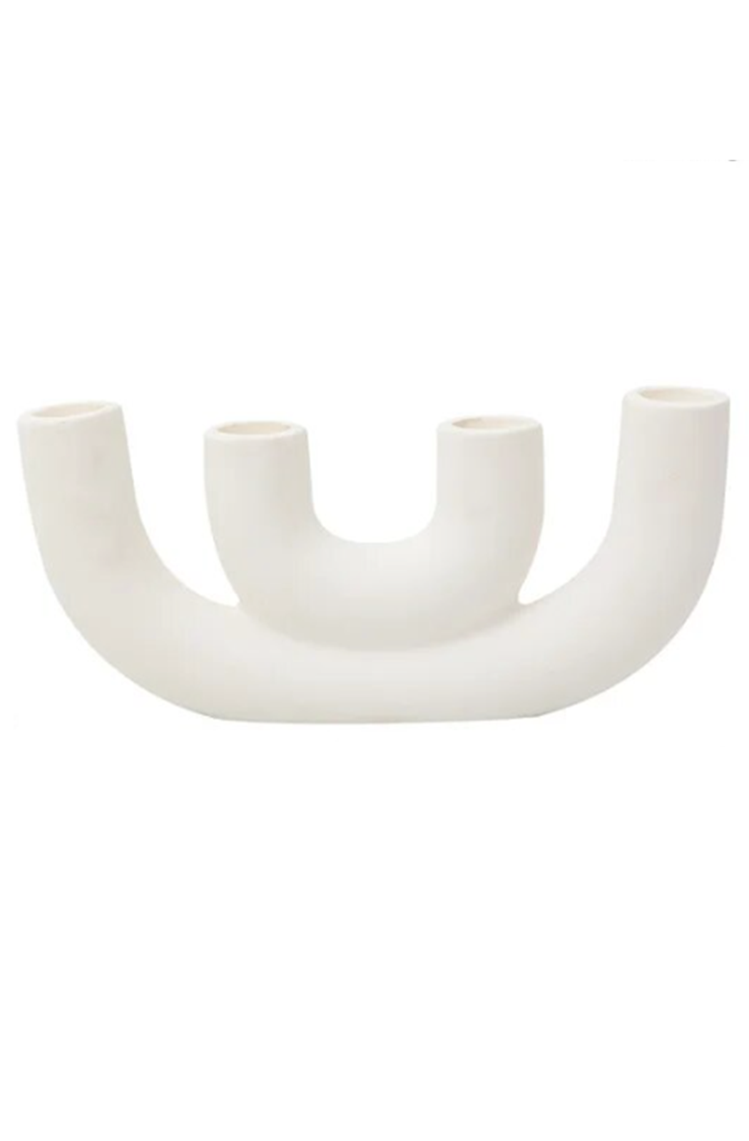 Minimalist ceramic candlestick holder