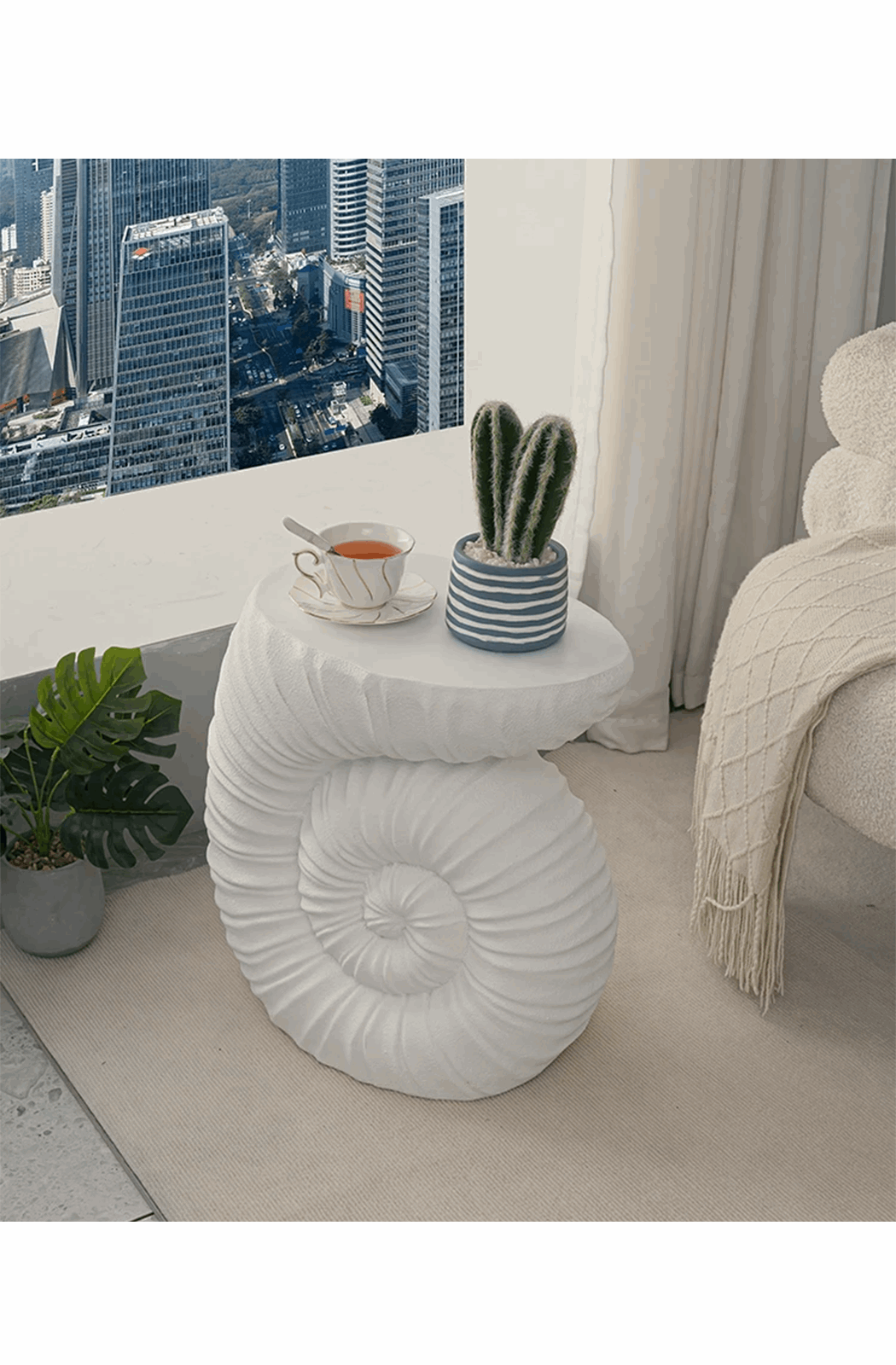 Snail side table