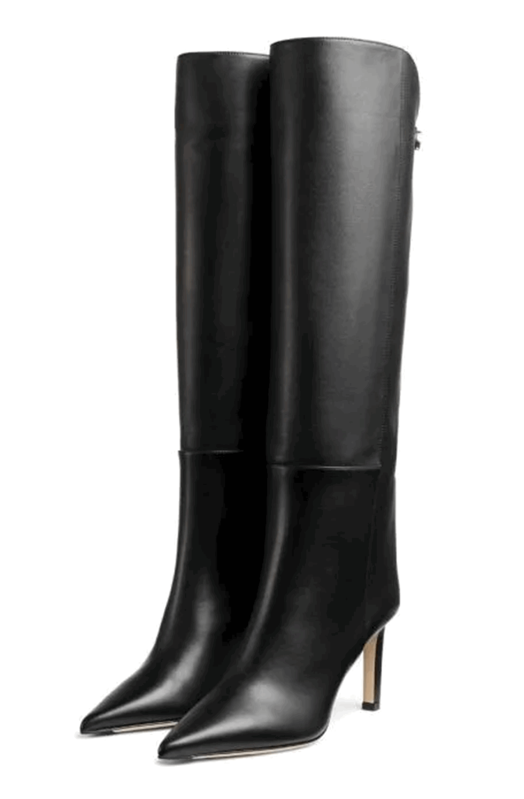 Pointed toe knee boots