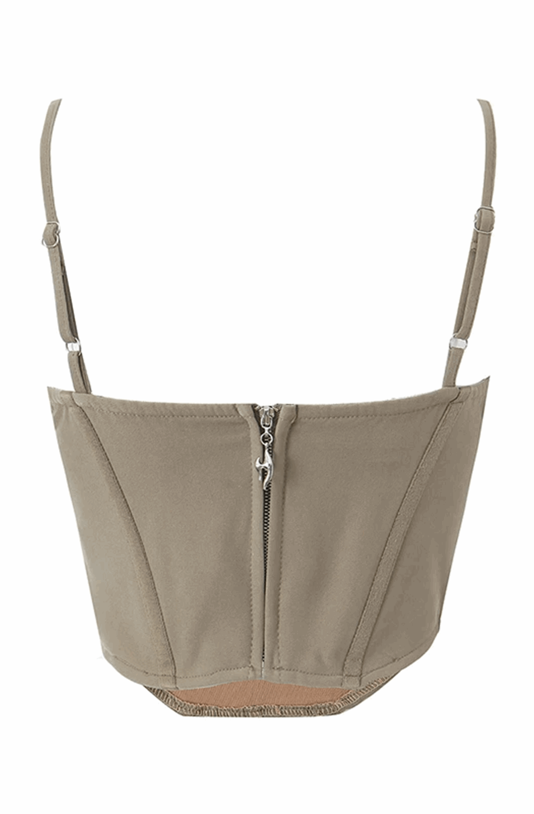 Plunging neckline corset