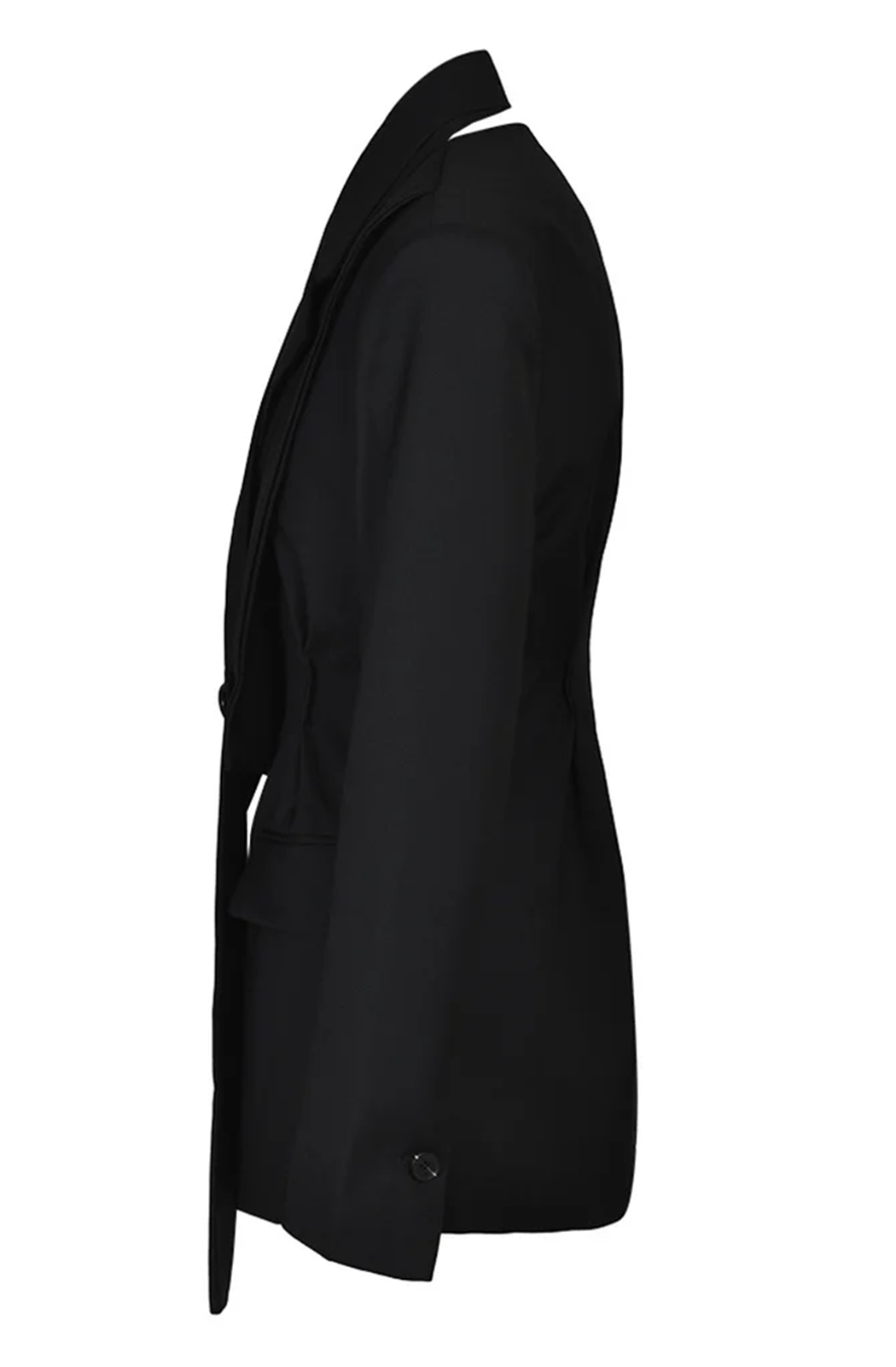 Black irregular cut blazer