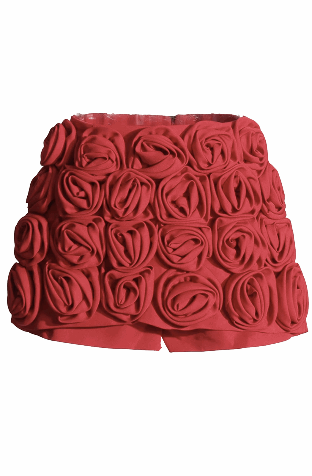 3D roses skort