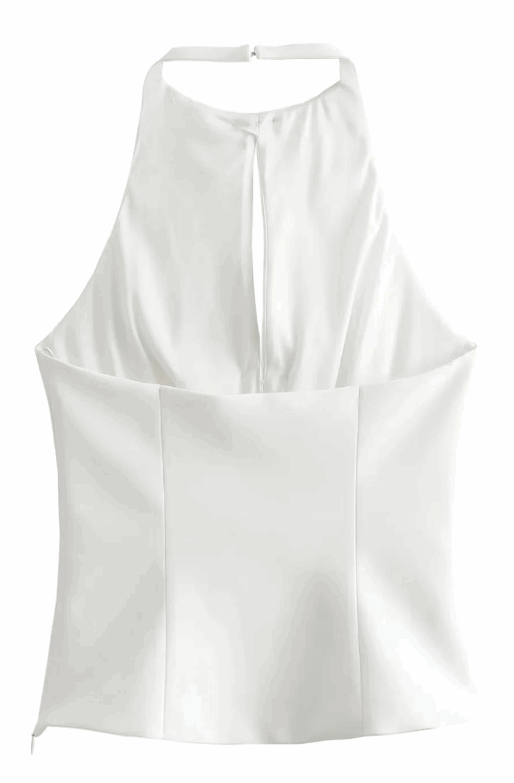 Backless top with rhinestone bows