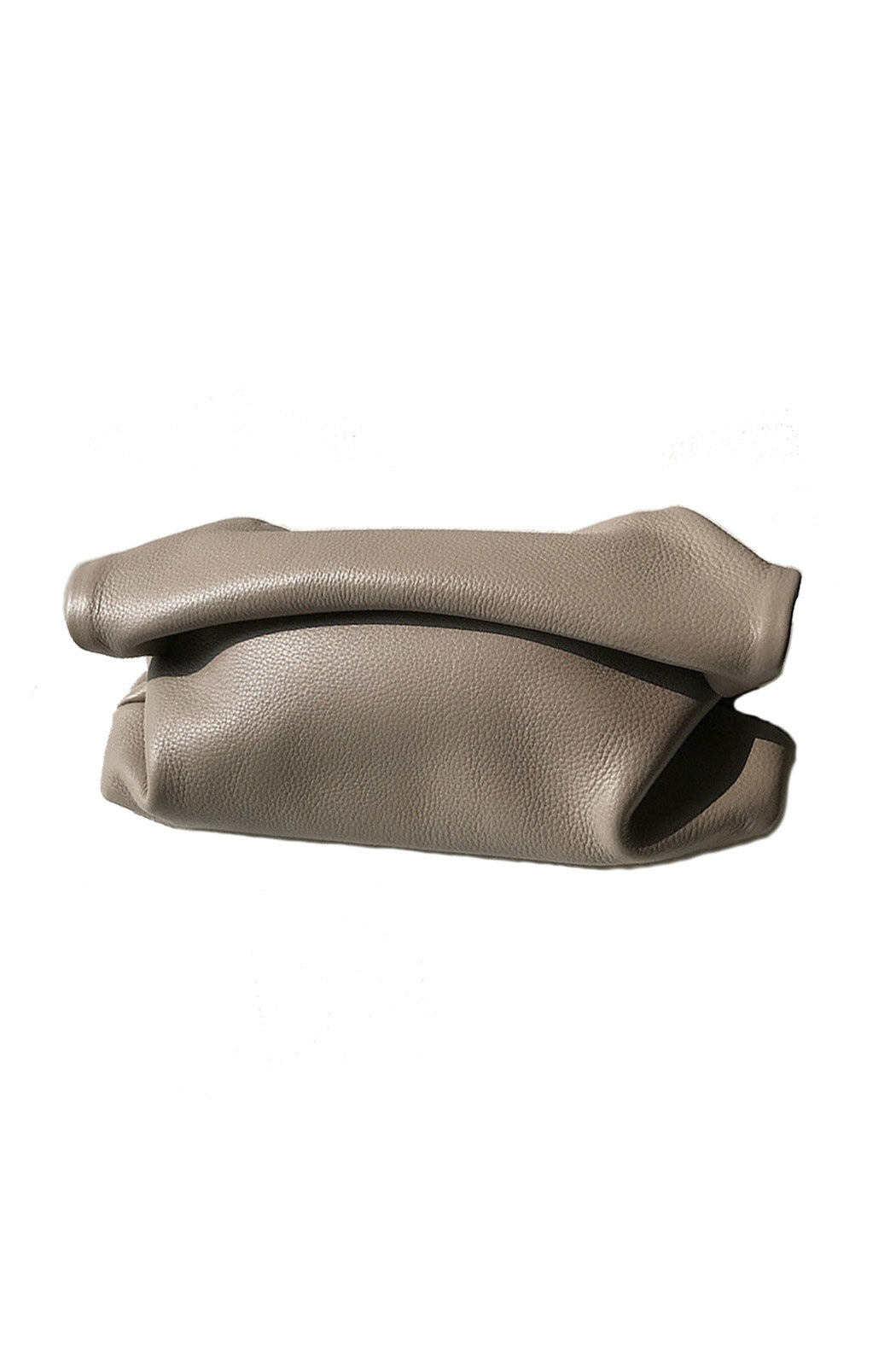 Leather clutch bag