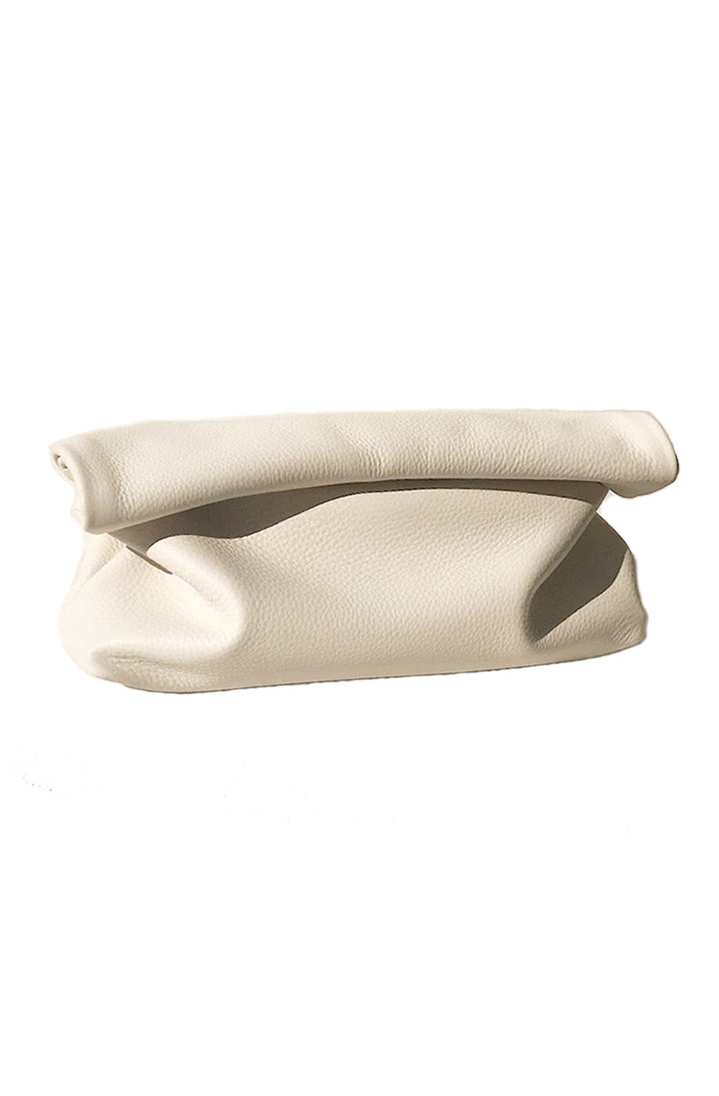 Leather clutch bag