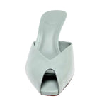 Light blue high-heeled shoe 