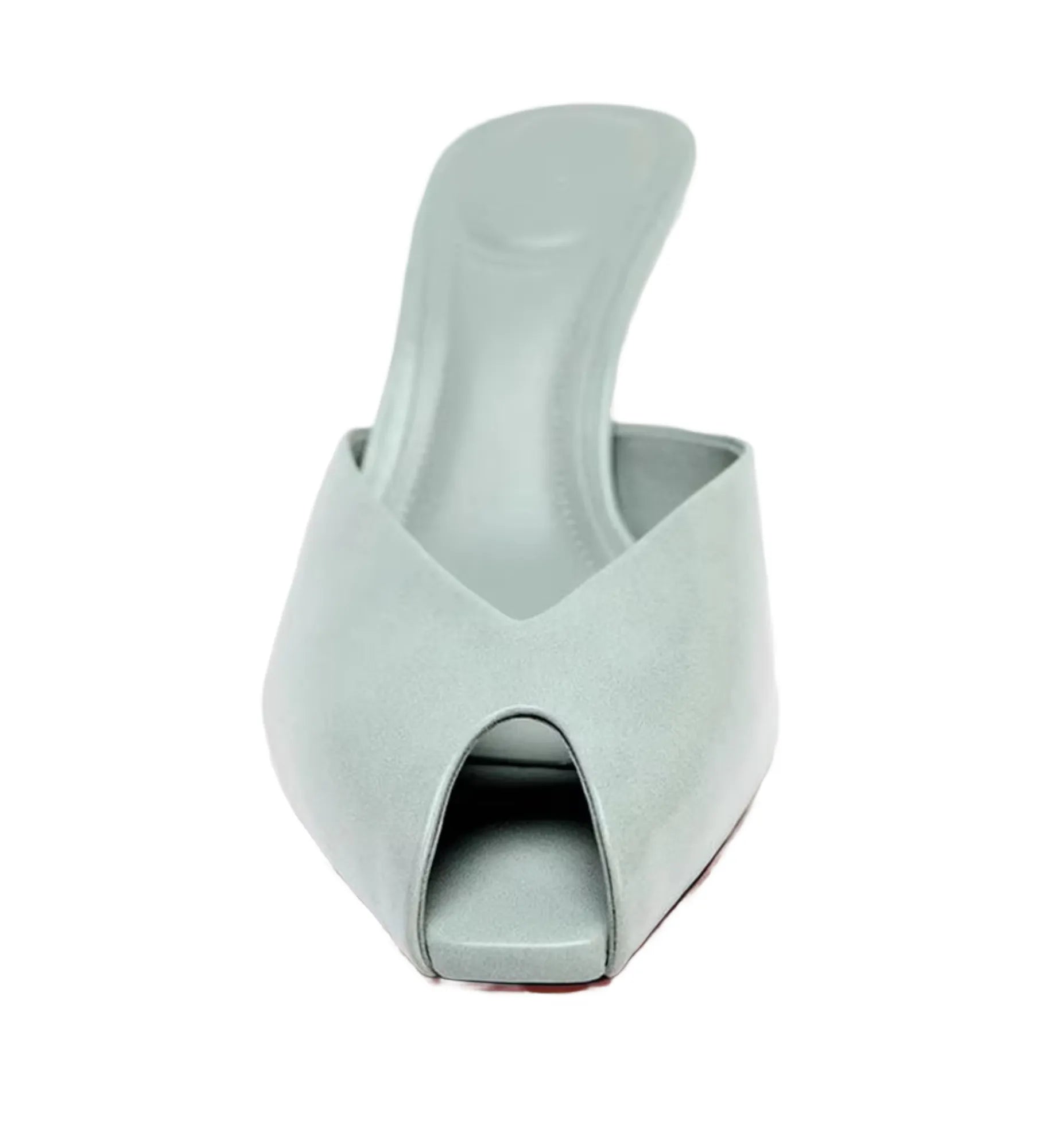 Light blue high-heeled shoe 