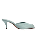 Light blue high-heeled shoe 