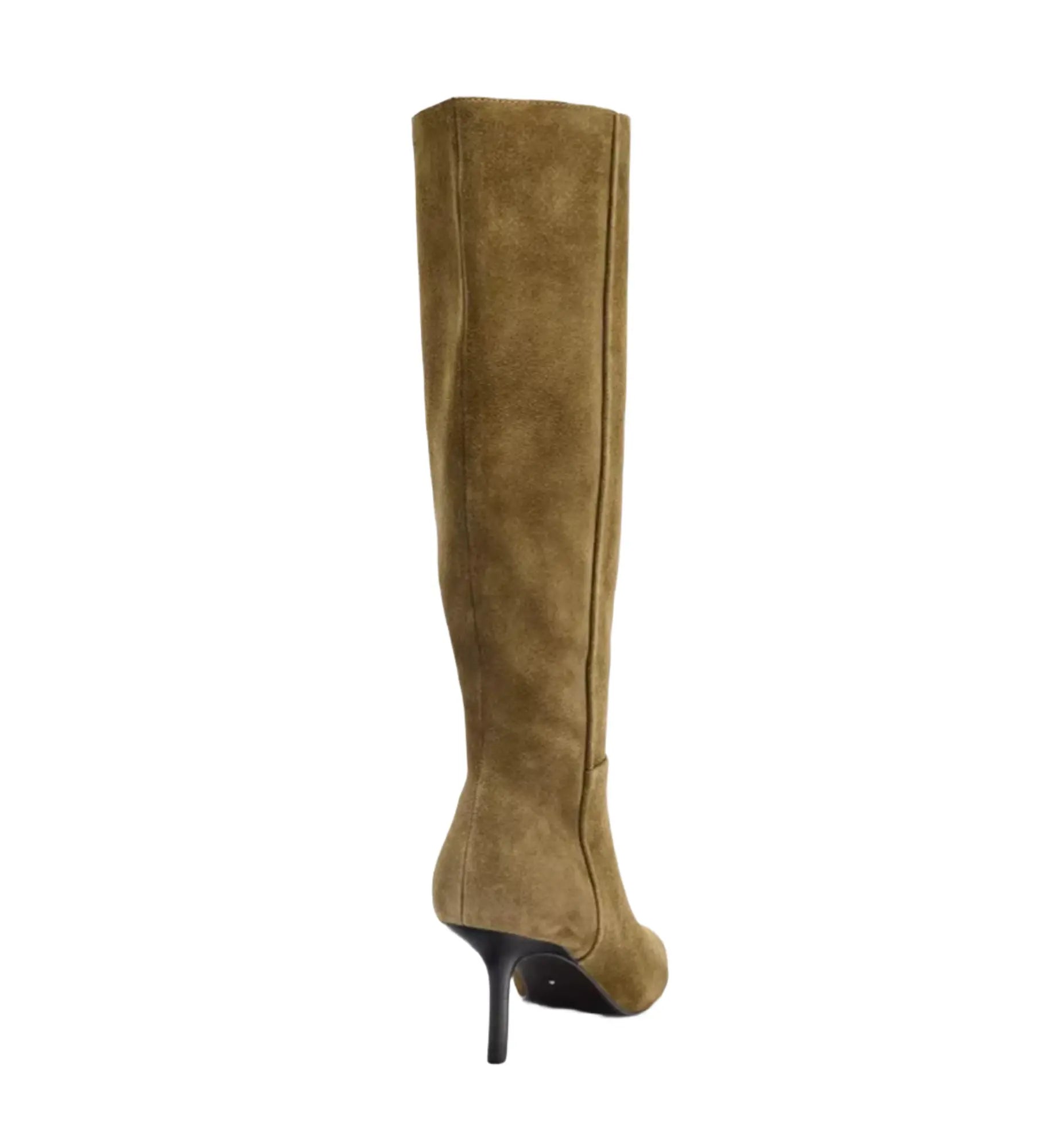 Brown knee-high boot
