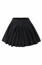 High rise ruffled ballet A-line skirt