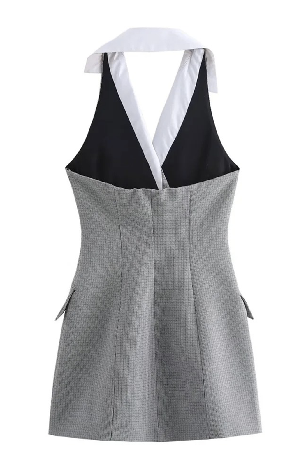 Office halter neck dress