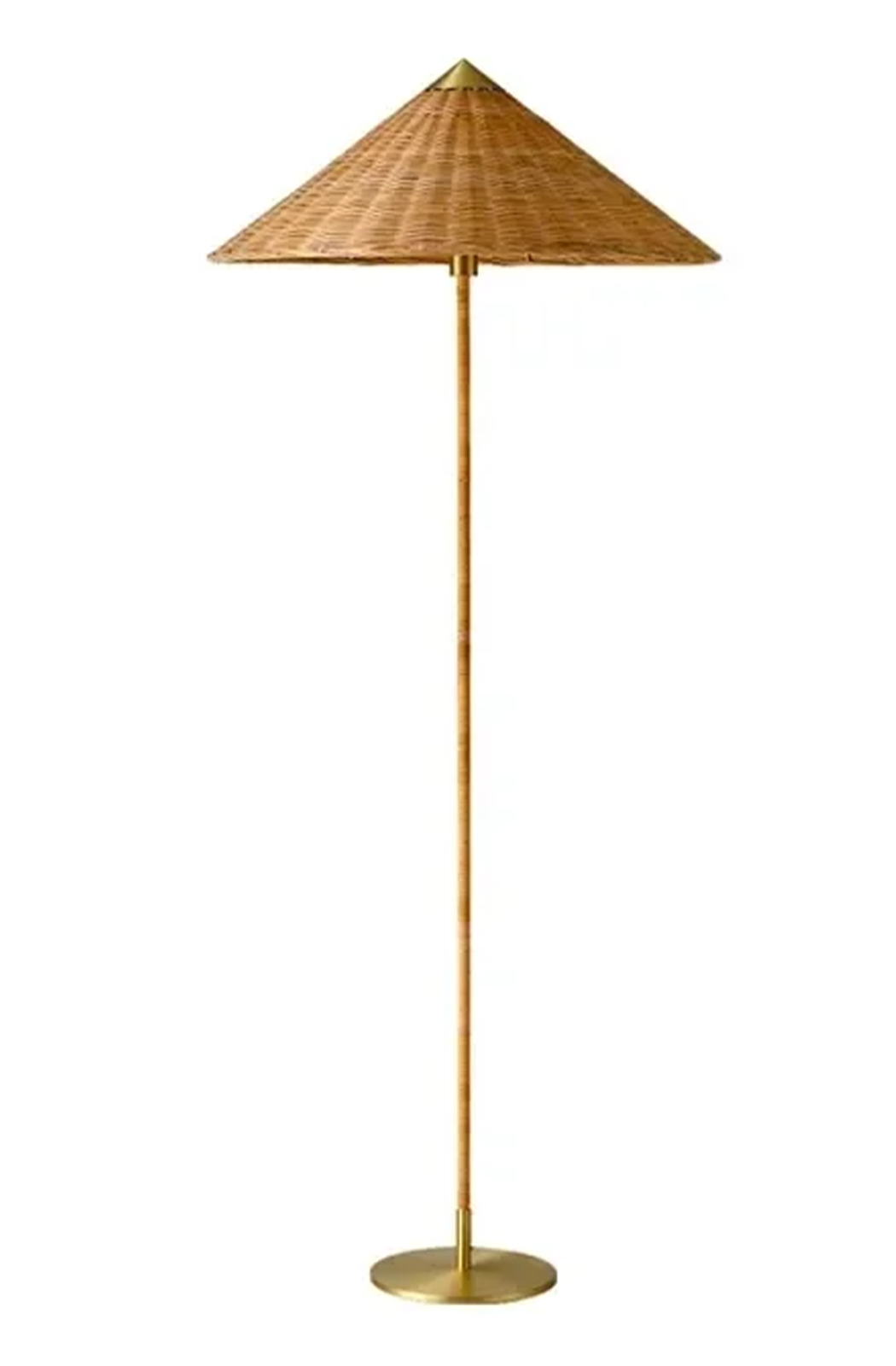 Chinese hat floor lamp