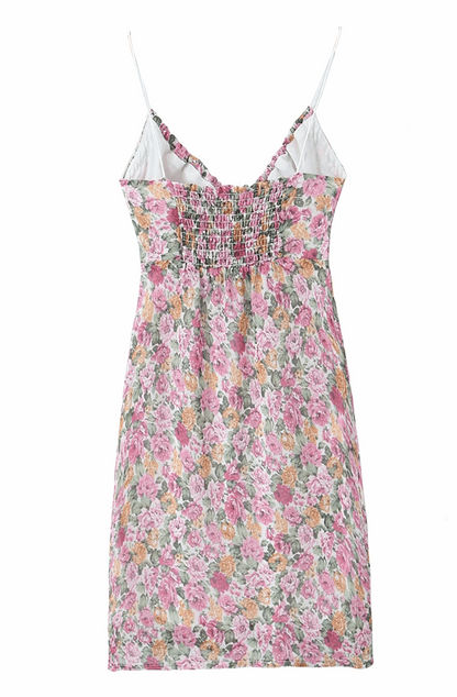 Floral print summer dress