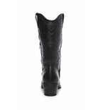 Elegant black western boots perfect for casual and dressy outfits by Parinmi