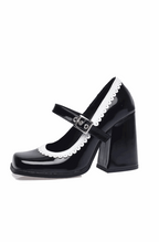 Lace trim Mary Jane