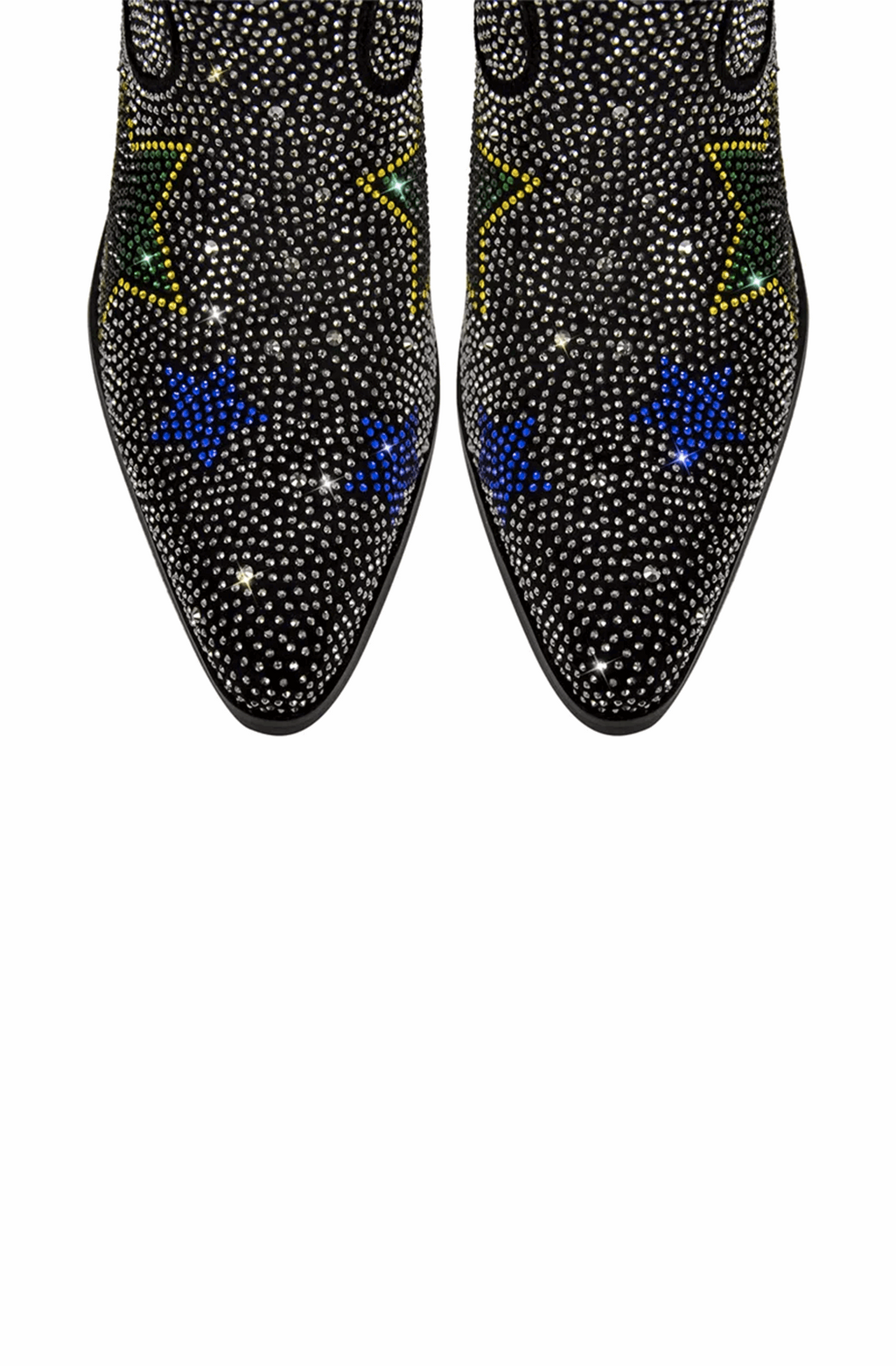 Festival rhinestone star western boots