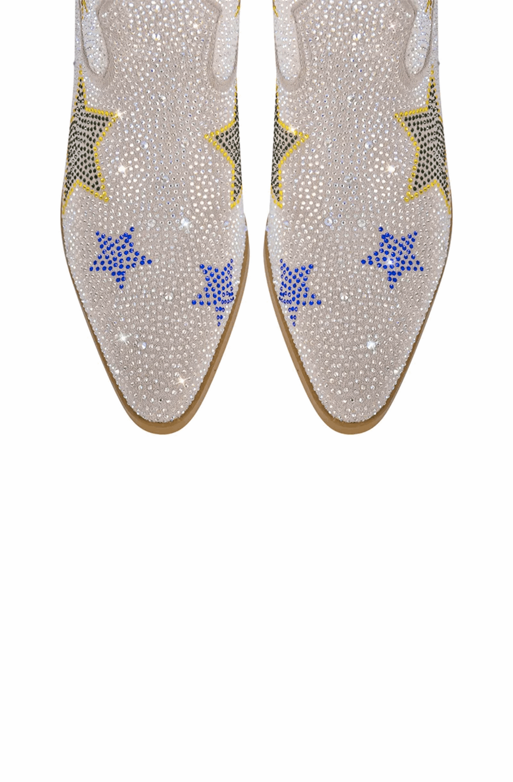Festival rhinestone star western boots