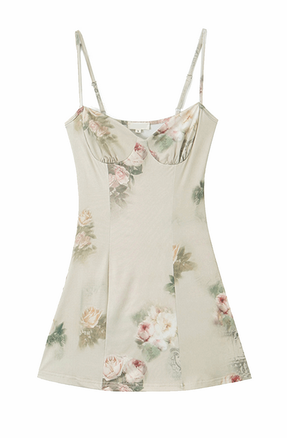 Balconette floral dress