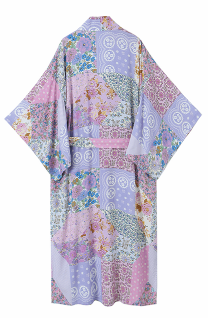 Maxi floral kimono