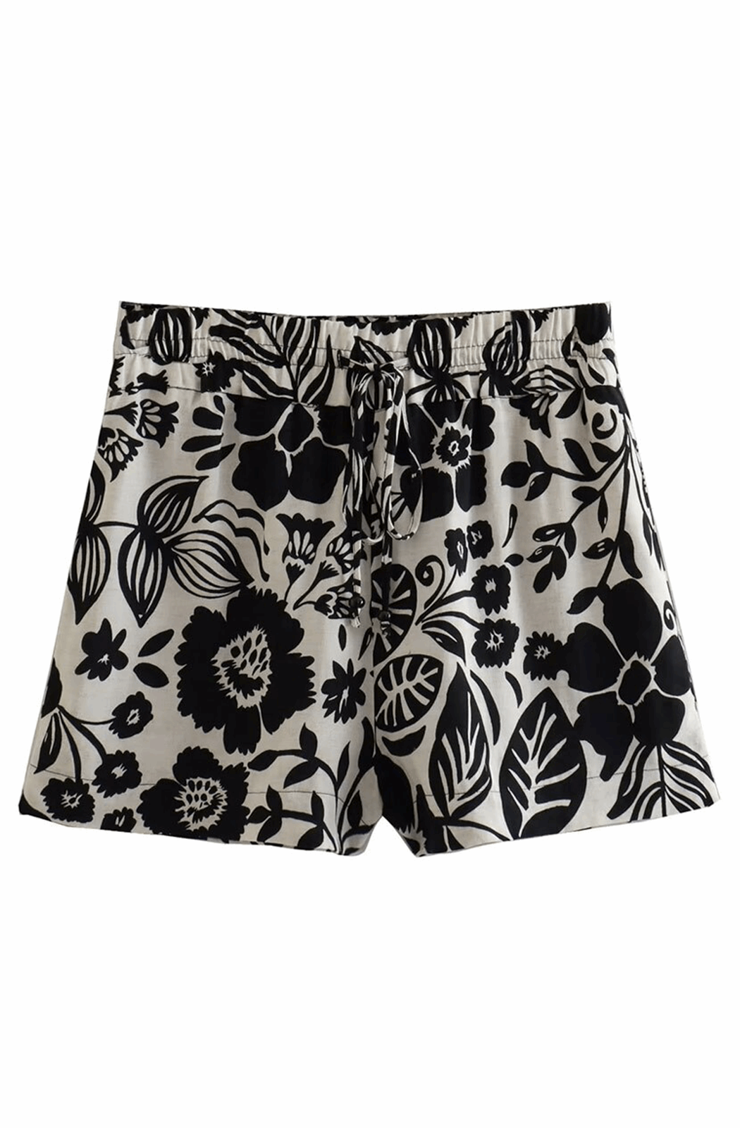 Floral print top and shorts set