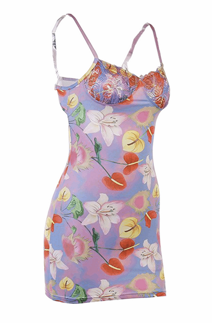 Floral mini dress