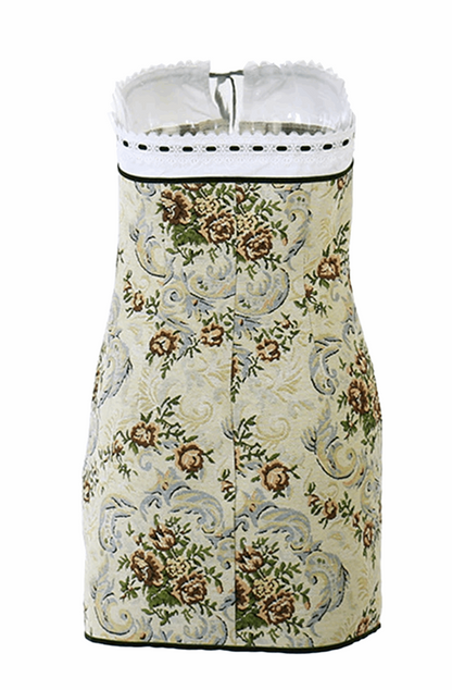 Vintage strapless dress