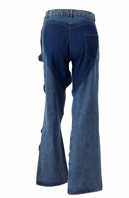 Cut out jeans