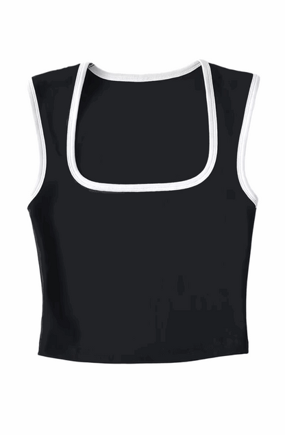 Square neck tank top