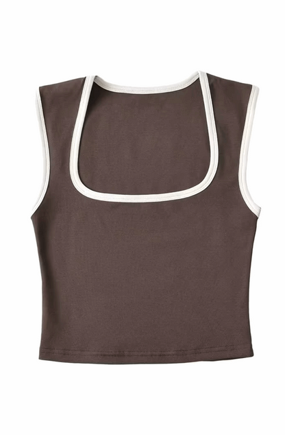 Square neck tank top