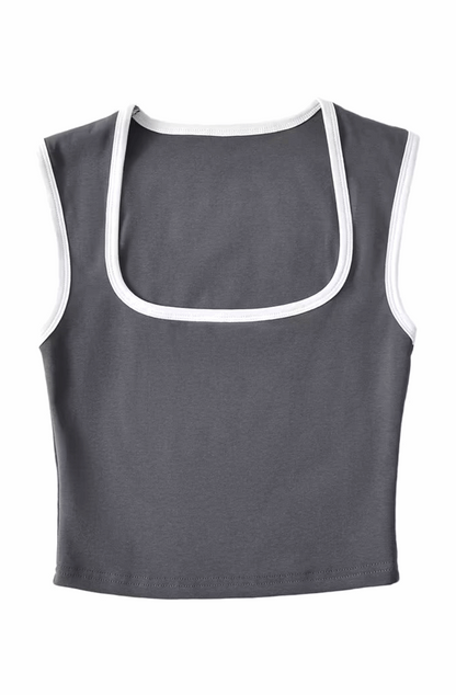 Square neck tank top