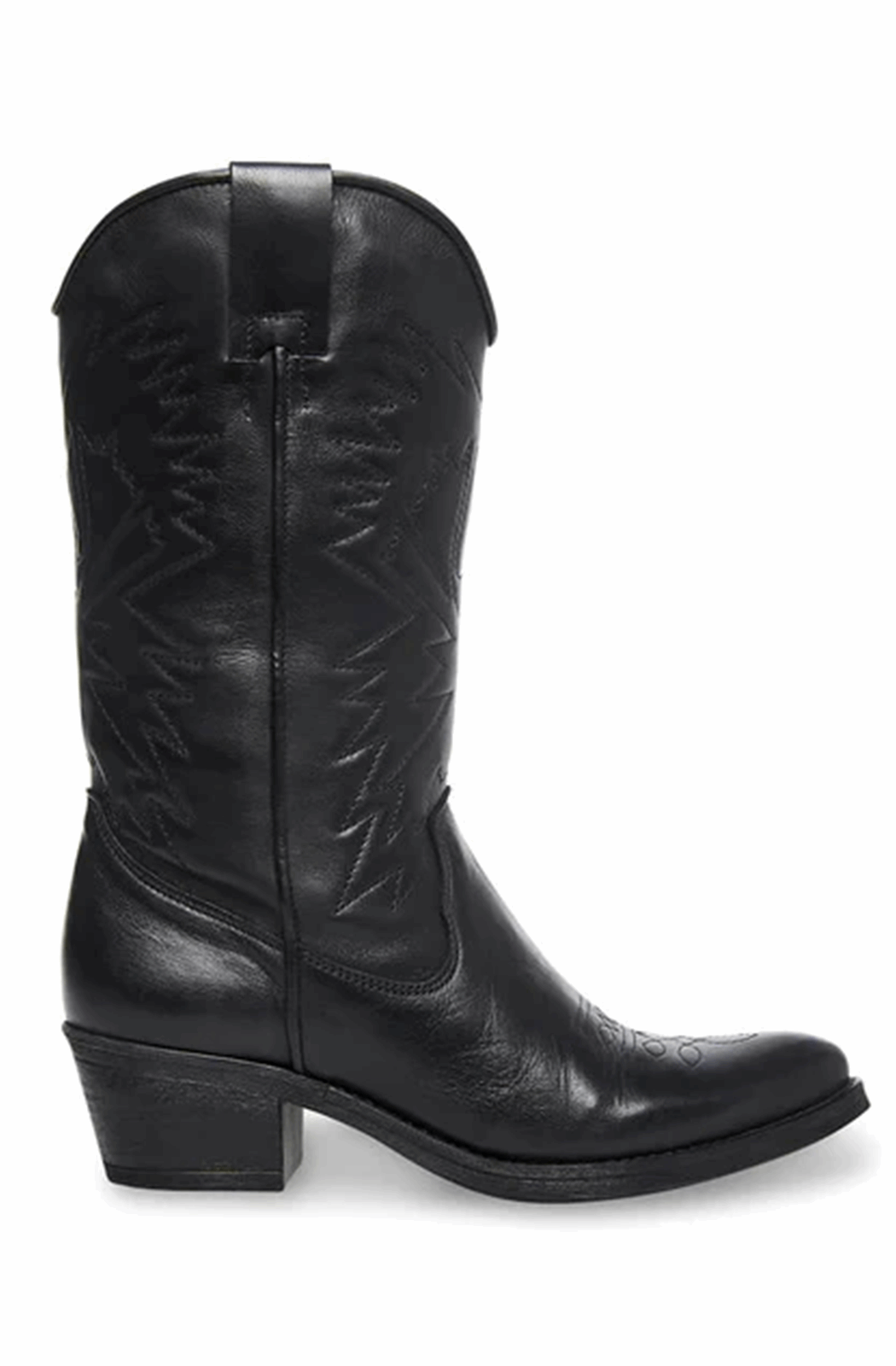 Black western boots
