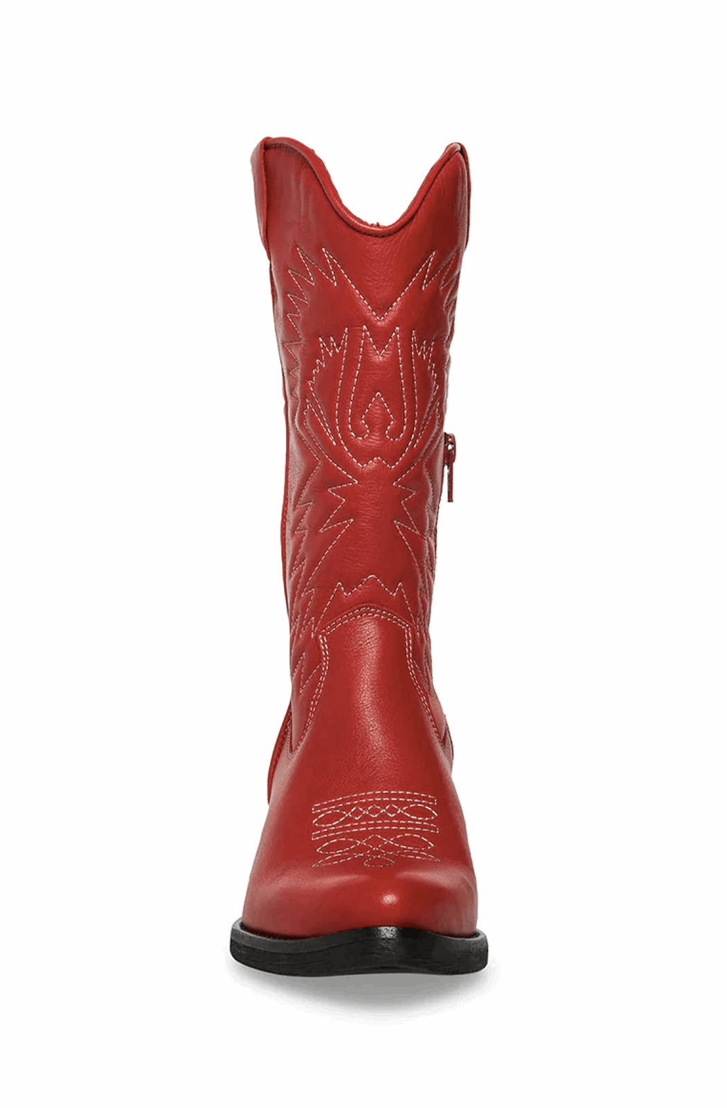 Red western boots