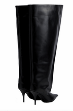 Wide thigh high boots