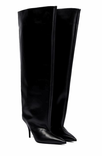 Wide thigh high boots