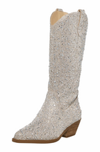 Coachella rhinestone western boots