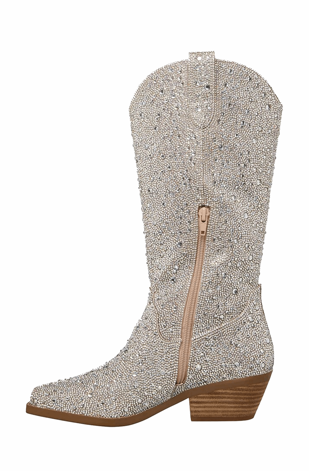 Coachella rhinestone western boots