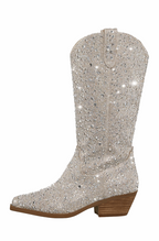 Coachella rhinestone western boots