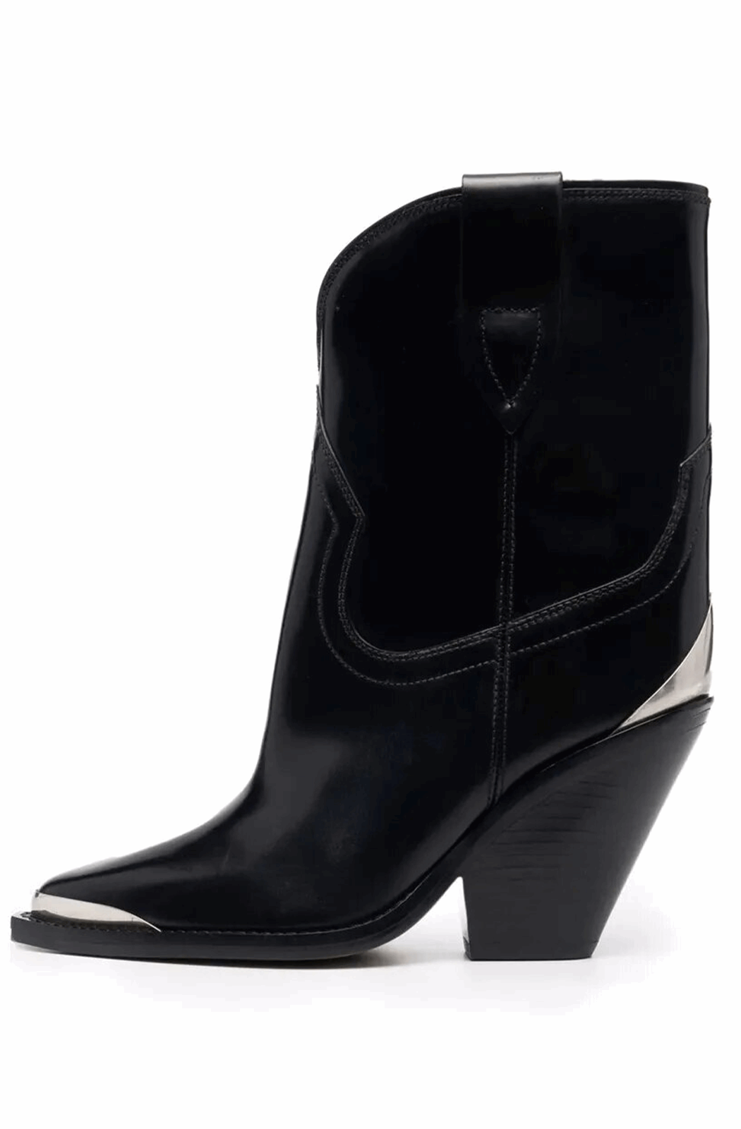Black western ankle boots – Parinmi
